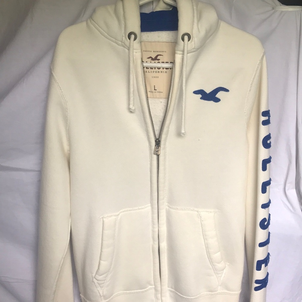 Hollister full zip hooded sweatshirt
